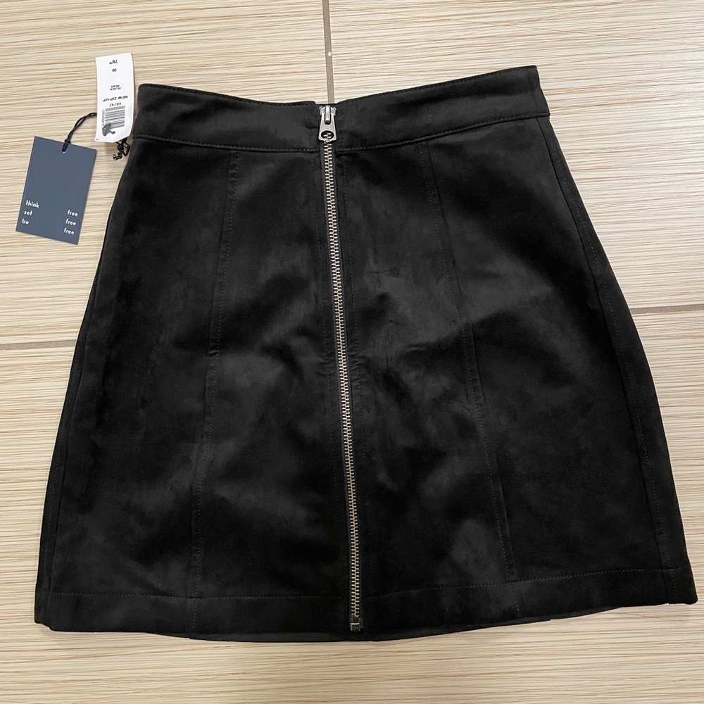 Aritzia Suede Mini Skirt